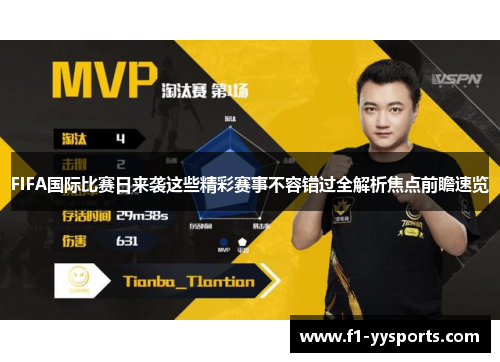 FIFA国际比赛日来袭这些精彩赛事不容错过全解析焦点前瞻速览
